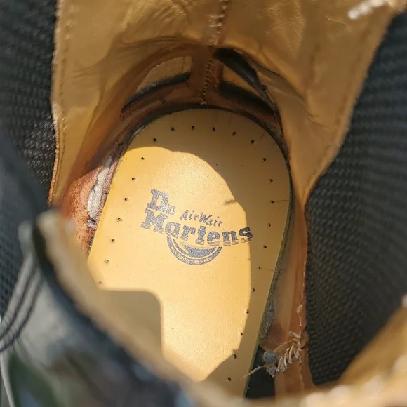 Dr. Martens 2976 YS Black Smooth Leather Chelsea Boots Size 7 - Picture 7 of 15